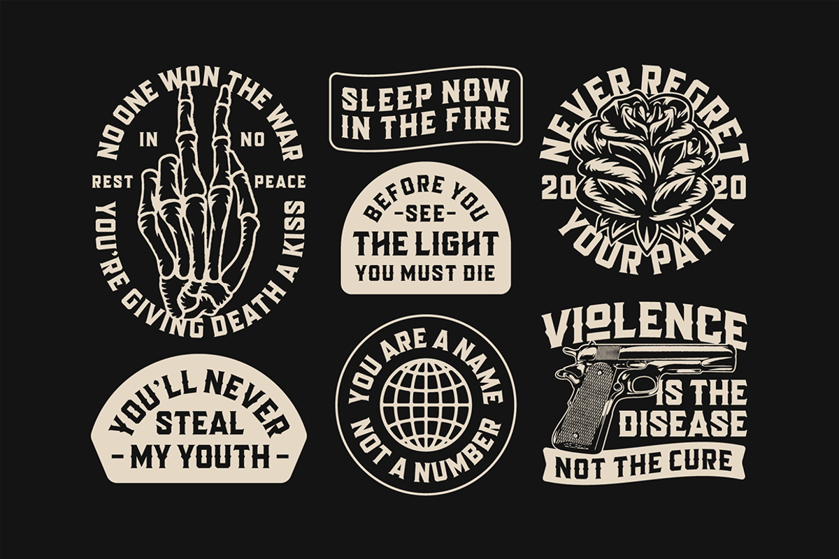 Kolesom Typeface, a Font by Frantic Disorder (Photo 7 of 9)