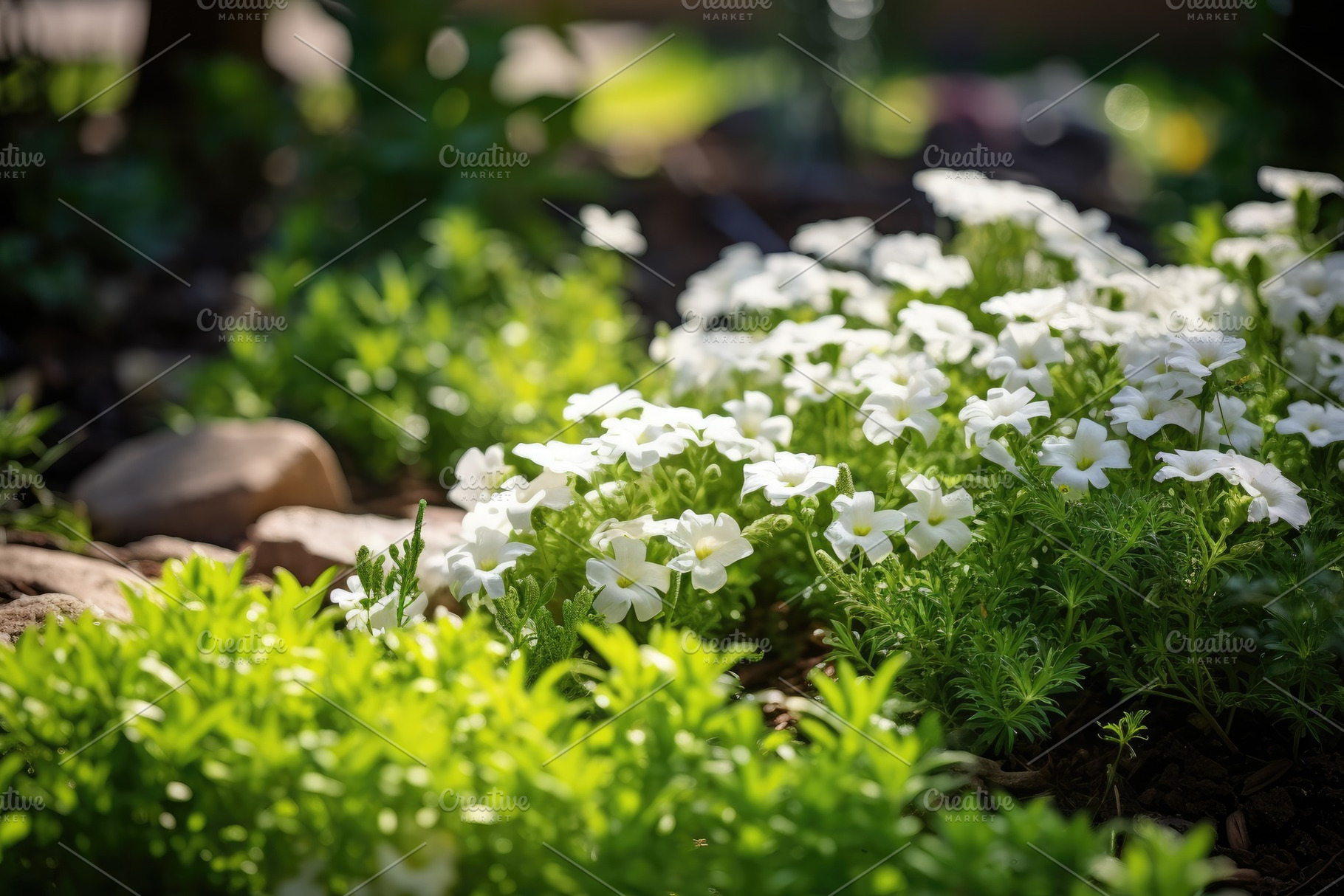 Beautiful white flowers blooming in, a Photo by Iftikhar Alam