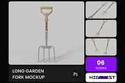 Long Garden Fork Mockup, a Household Mockup by hiddemaru (Thumbnail 1 of 4)