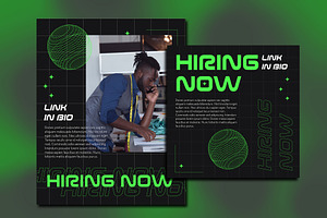 Grey & Green Geometric Social Media, a Social Media Template by wavebreak