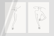 Flirt. Line Art Female Body, a Person Illustration by AnMark (Thumbnail 8 of 10)