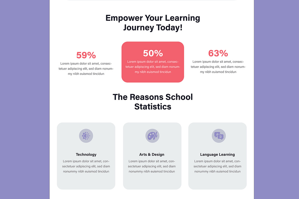 Educational Landing Page, a Landing Page Template by MightyDesign (Photo 6 of 10)