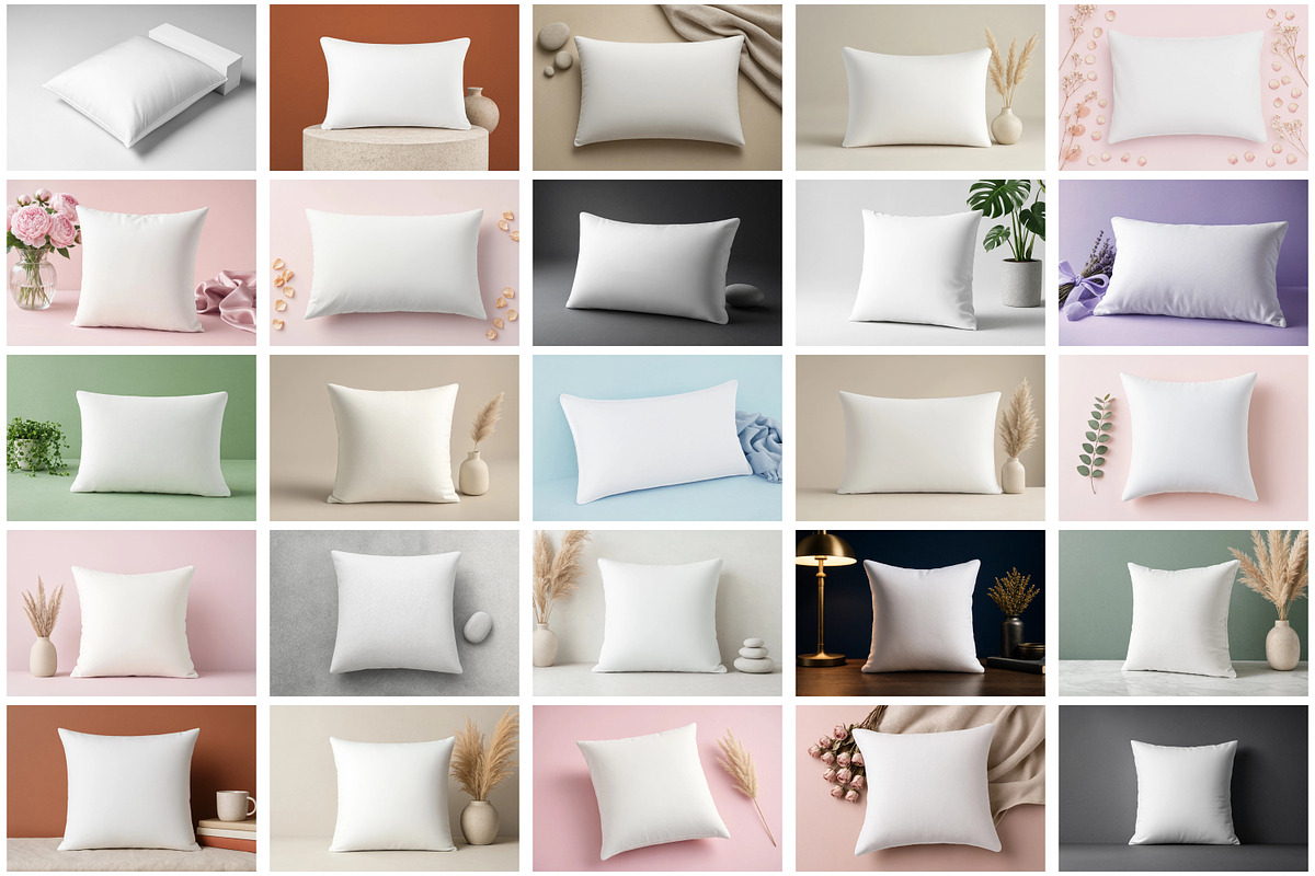 Pillow Mockup, a Household Mockup by Forhadx5 (Photo 7 of 16)