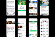 Travel Booking UI Kit App, an UI Kit Template by sythongnguyen777 (Thumbnail 4 of 6)