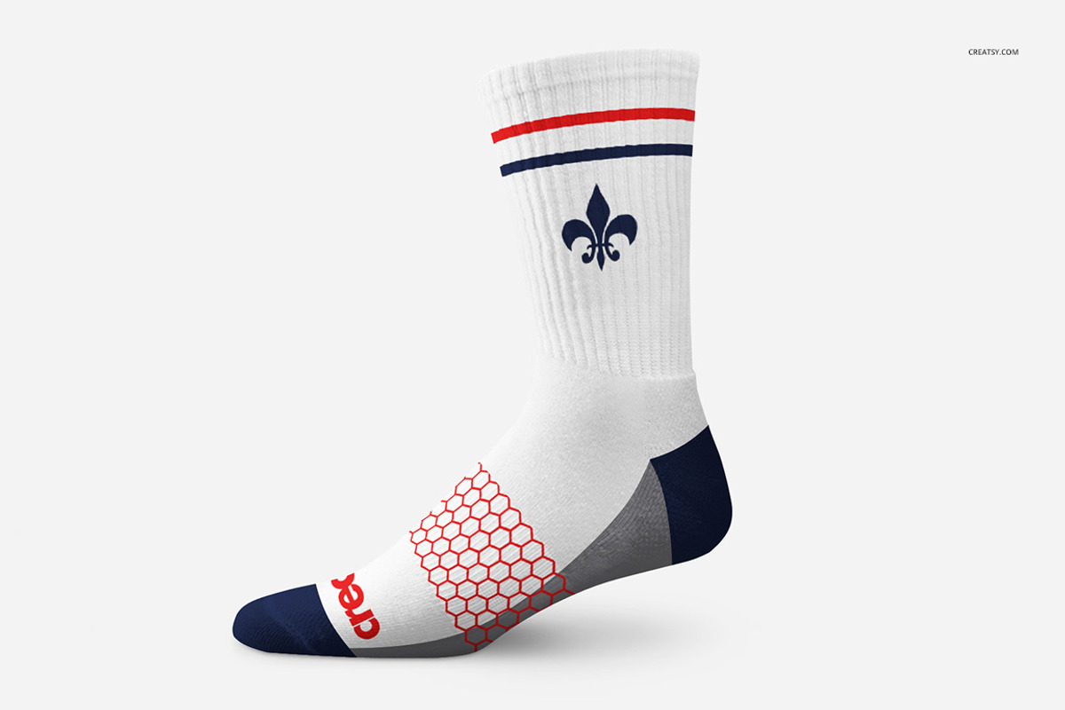 Athletic Socks 3 Types Mockup Set, a Product Mockup by Creatsy (Photo 2 of 7)
