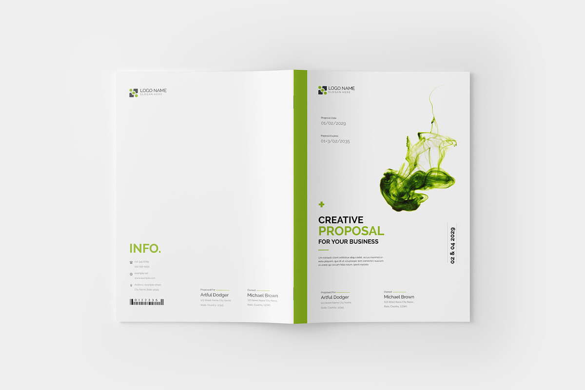 Creative Proposal Template I Canva, a Brochure Template by PixWork (Photo 9 of 9)