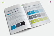Brand Guidelines 20 Pages, a Books & Magazine Mockup by Imagination Area (Thumbnail 3 of 5)