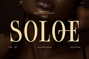 Soloe Elegant Serif Font, a Serif Font by Perfectype (Thumbnail 1 of 8)