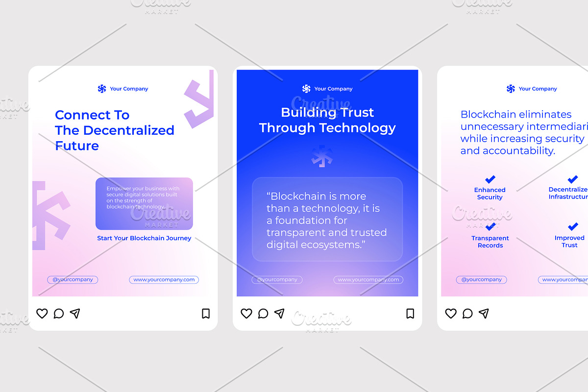 Future Blockchain Business, a Social Media Template by Izdihaar_Studio (Photo 2 of 4)