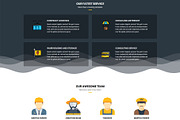 Flat Logistic - Responsive WP Theme, a WordPress Template by raintheme (Thumbnail 2 of 5)
