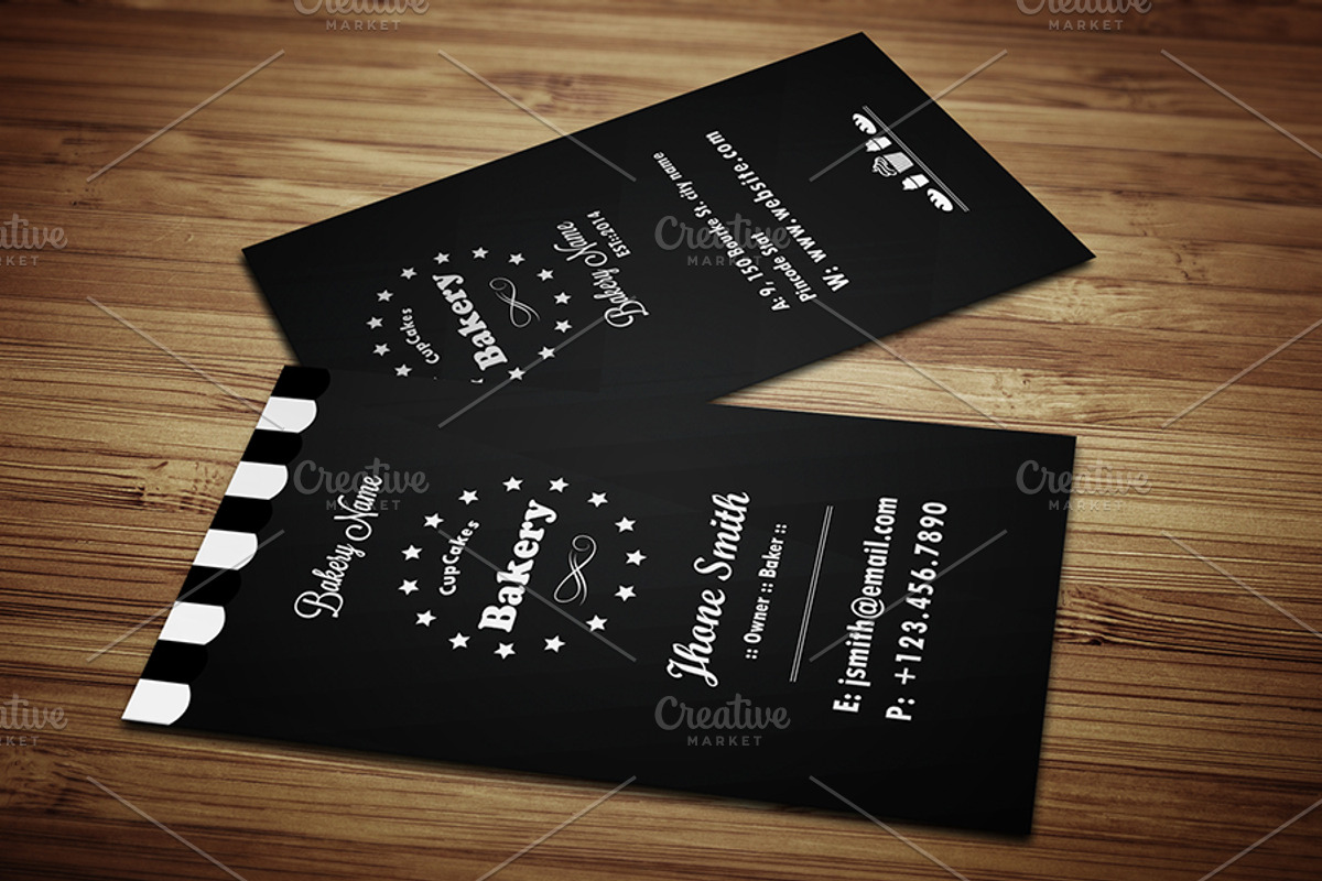 Creative Bakery Business Card, a Business Card Template by Awns Creators (Photo 3 of 4)