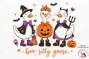Halloween Silly Goose PNG Tshirt, a Seasonal Illustration by SugarCloudStudioArt (Thumbnail 1 of 6)