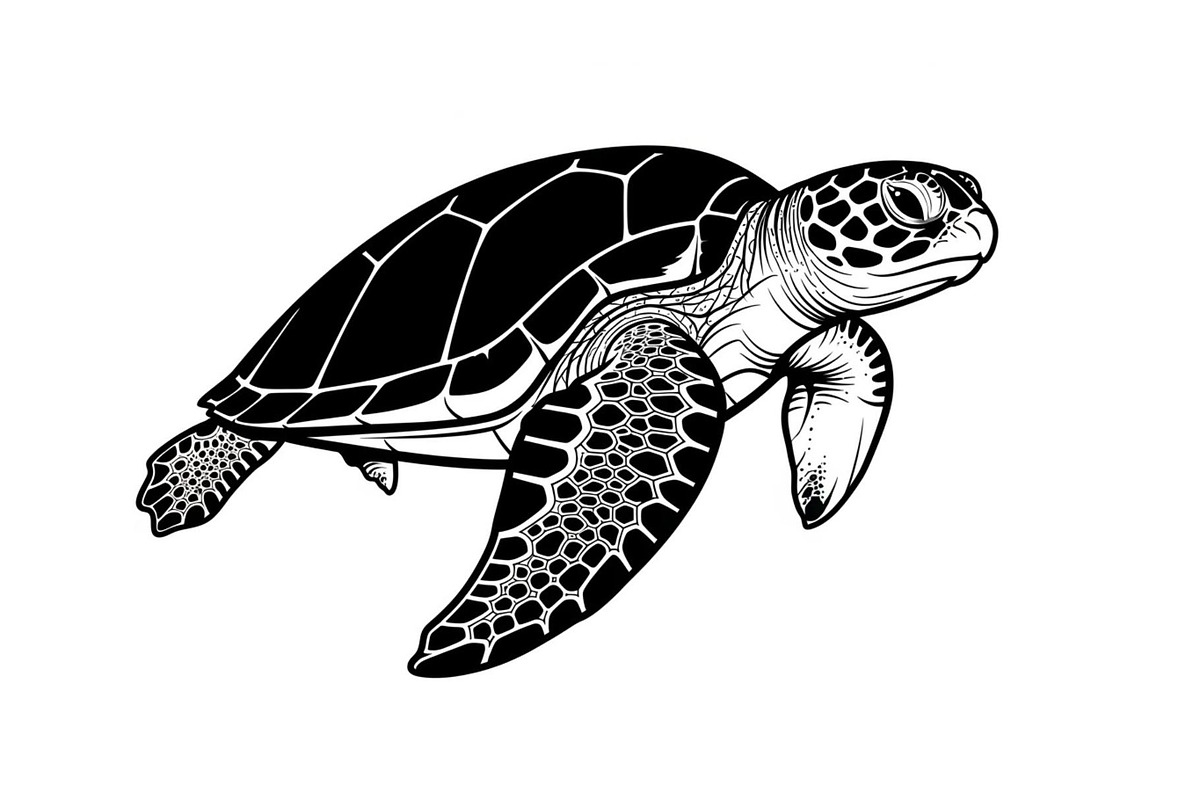 50 Sea Turtle Vector Silhouette Bund, an Illustration by jahid234 (Photo 31 of 51)