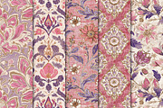 Bohemian Purple & Pink Patterns, a Pattern Graphic by Maishop (Thumbnail 2 of 4)