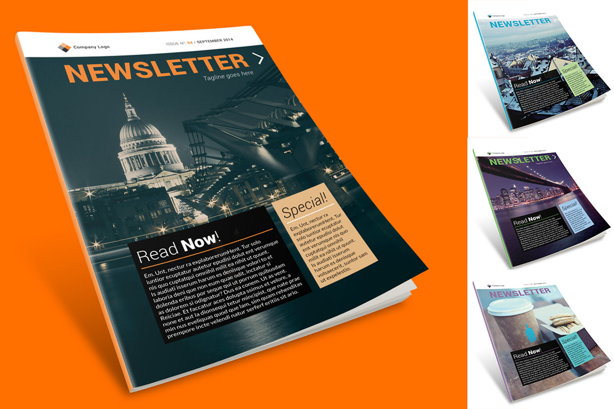 Modern Newsletter, a Magazine Template by IndieStock (Photo 1 of 4)