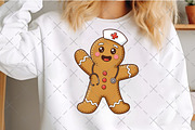 Gingerbread Christmas Nurse Doctor, an Illustration by Craft Nest (Thumbnail 3 of 6)