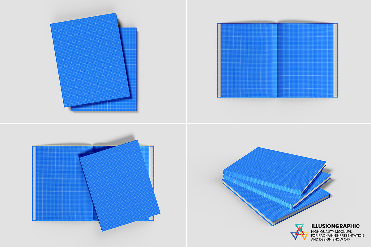 US Letter Hardcover Book Mockup, a Books & Magazine Mockup by Illusiongraphic (Photo 29 of 29)