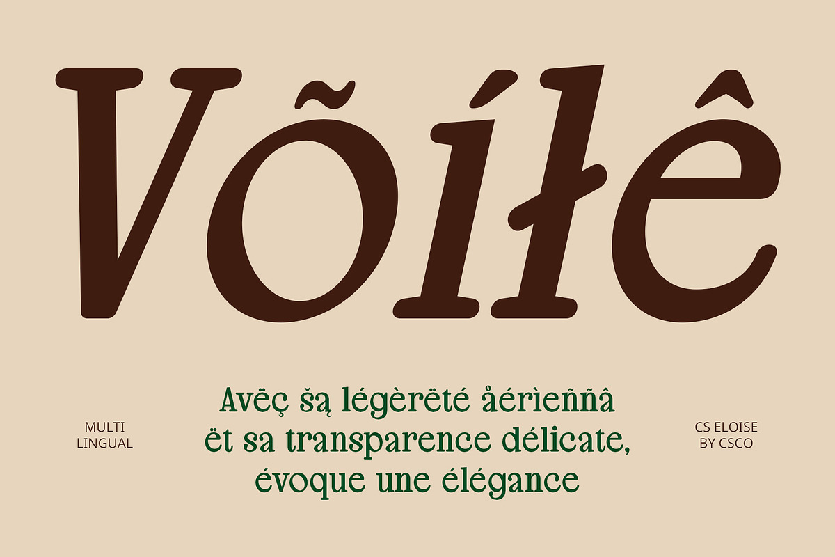 CS Eloise – Aesthetic Font, a Serif Font by Craft Supply Co. (Photo 4 of 8)