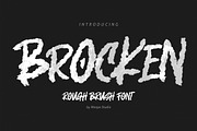 Brocken - Caps Rough Font, a Blackletter Font by Weape Studio (Thumbnail 1 of 8)