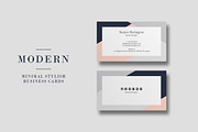 Modern Stylish Minimal Business card, a Business Card Template by GraphicsEgg (Thumbnail 1 of 3)