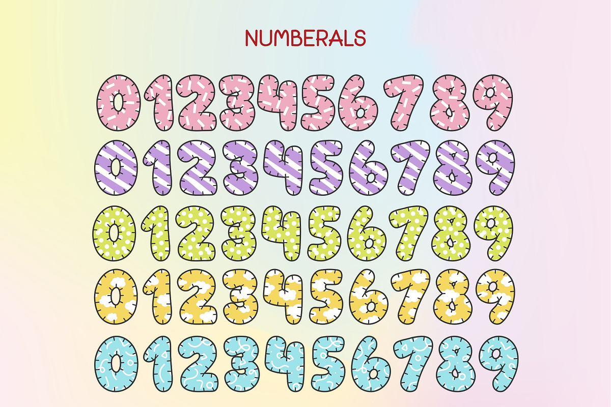 Sweetie Frost - 5 Color Fonts, a Sans Serif Font by Adalin Shop (Photo 3 of 6)