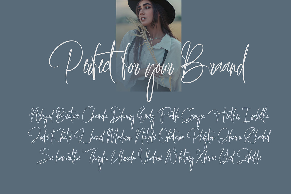 Hampother Signature Script Font, a Script Font by RantautypeStudio (Photo 11 of 15)