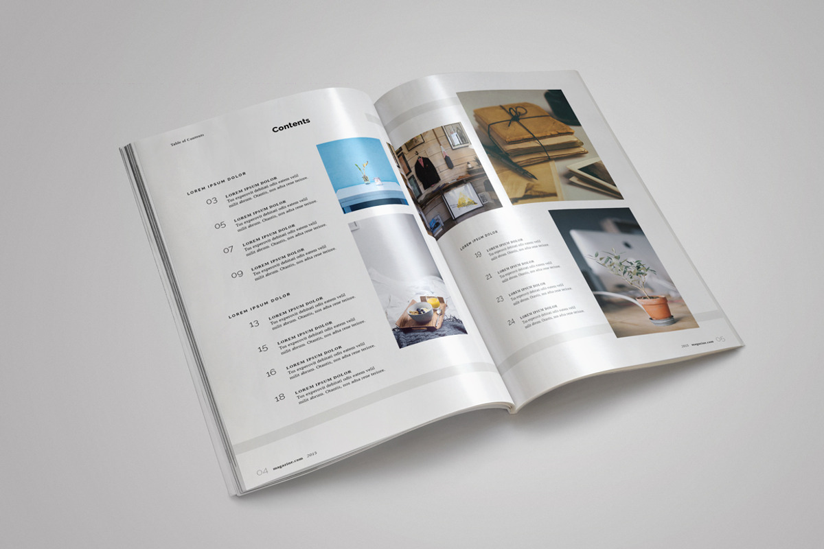 InDesign Magazine Template, a Magazine Template by Indotitas (Photo 3 of 10)