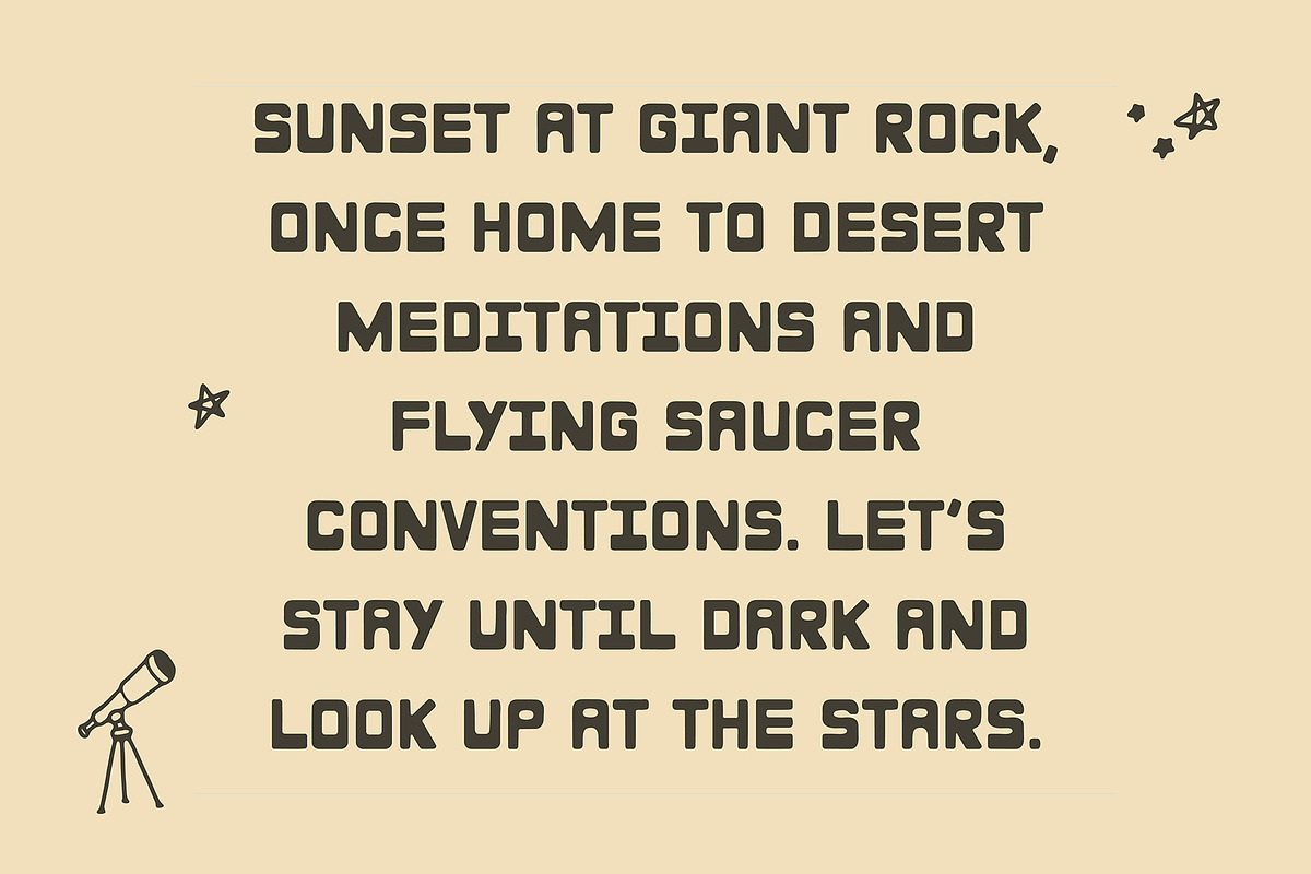 Giant Rock | Hand Drawn Font + Icons, a Sans Serif Font by Amber Morgan (Photo 5 of 7)
