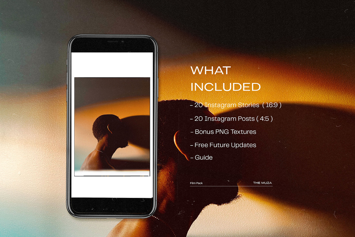 Film Aesthetic Instagram Templates, a Social Media Template by The Muza (Photo 3 of 11)