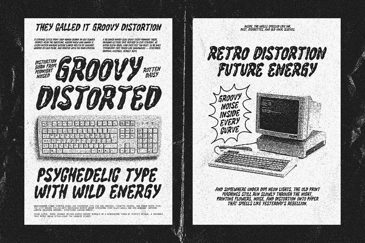 Seroja - Groovy Display Font, a Handwritten Font by Typeparties (Photo 3 of 10)