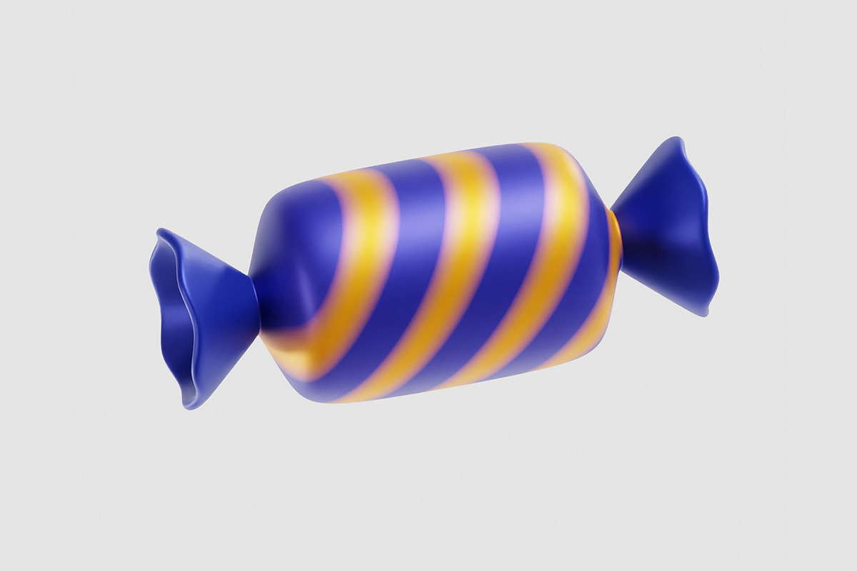 wrapped candy, an Object 3D Model by fahad121 (Photo 2 of 7)