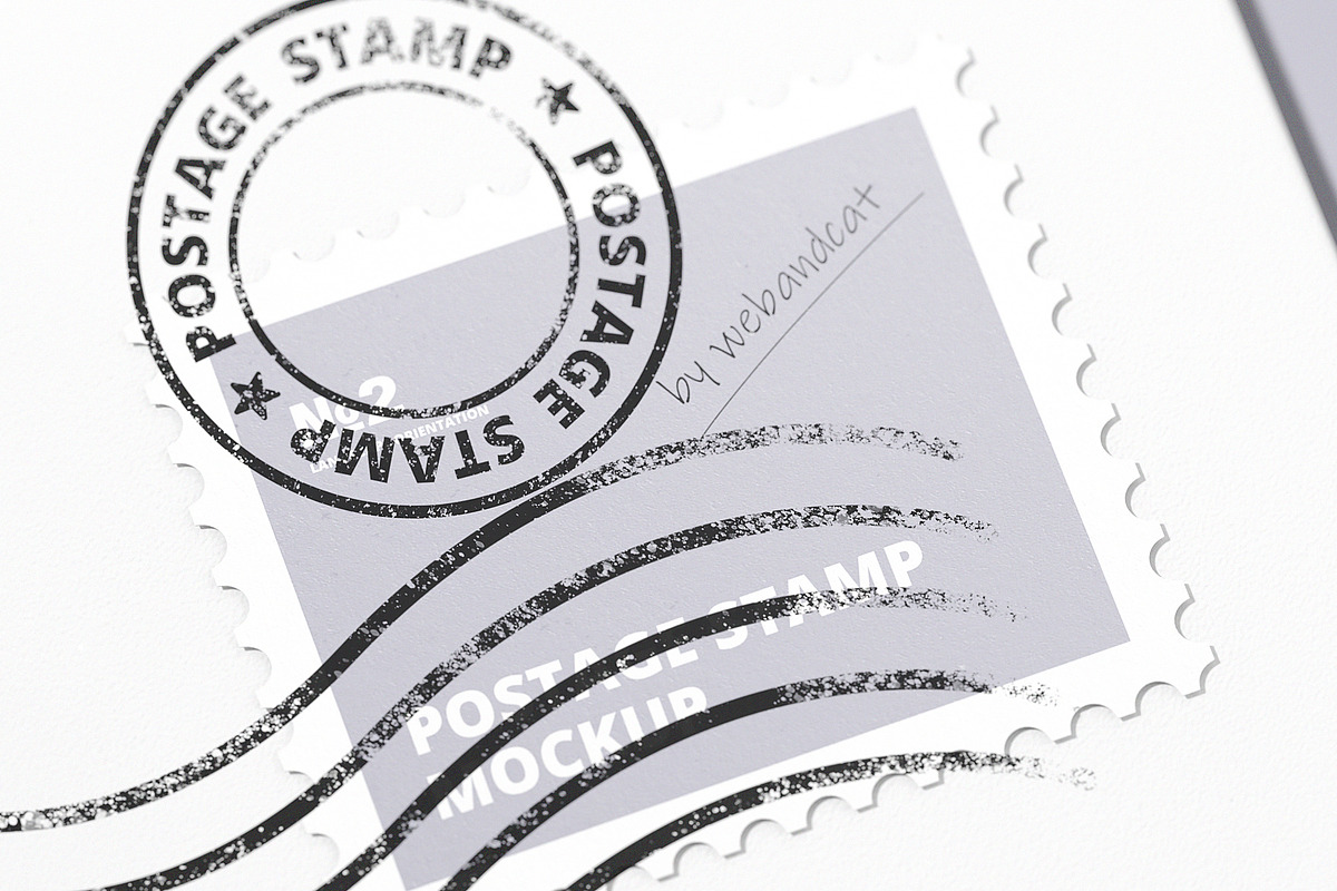 Postage Stamp Mockup 2, a Product Mockup by WebAndCat (Photo 16 of 20)