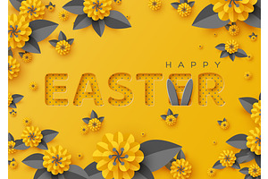 Easter holiday greeting card., a Poster Template by Liudmyla Matviiets