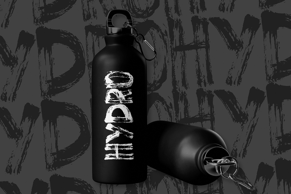 Rage | Rough Brush Sans Serif Font, a Sans Serif Font by Ardana Creative (Photo 6 of 15)