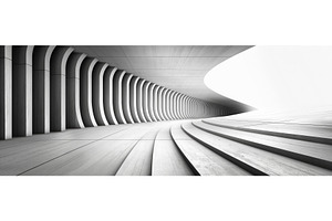 Empty Architectural Background, an Object Illustration by BazziBa♥