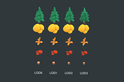 Nature Forest - Animation Asset, an Environmental 3D Model by Polydactyl (Thumbnail 3 of 36)