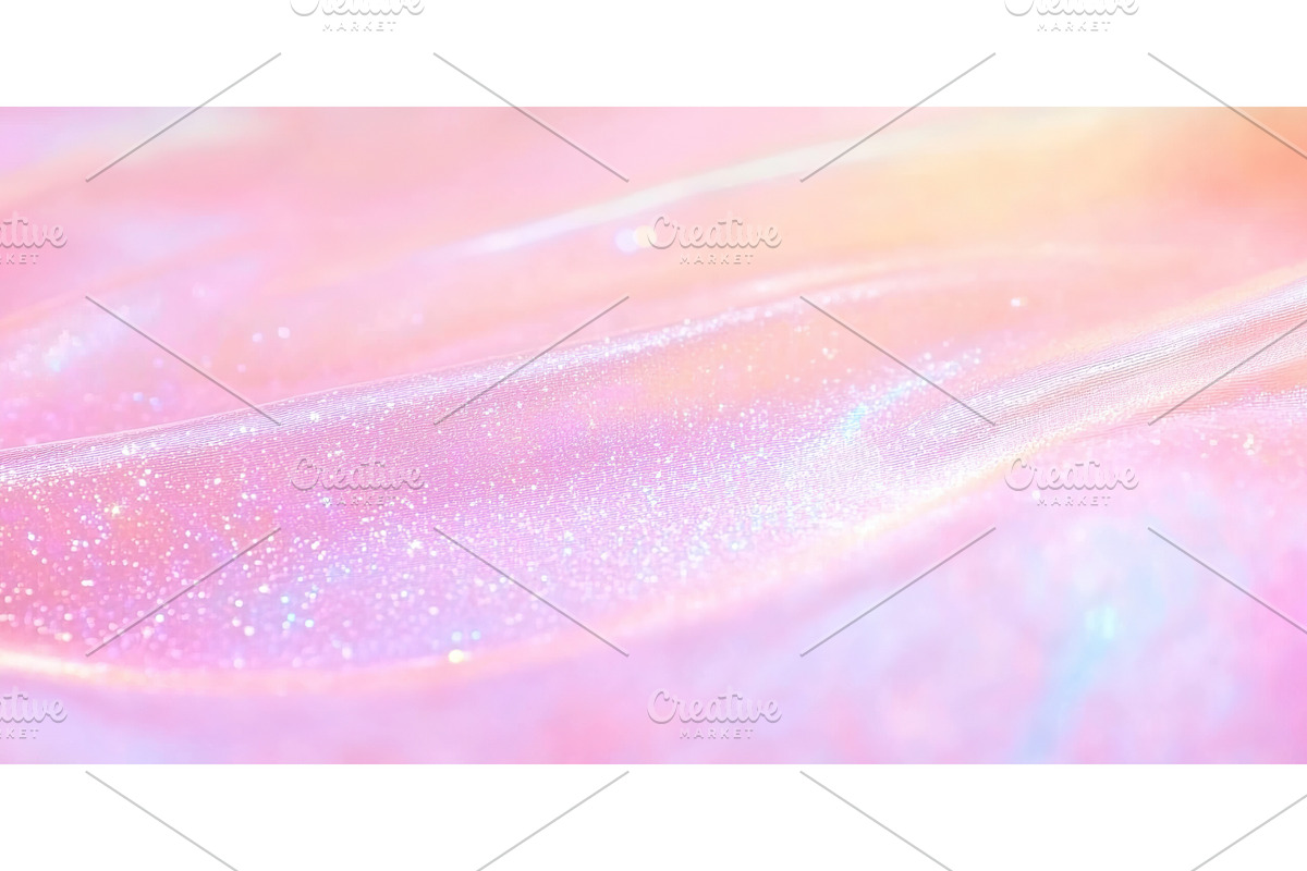 Sparkling iridescent fabric with, an Illustration by Lermont51