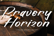 Bravery Horizon, a Handwritten Font by Integritype Studio (Thumbnail 1 of 15)