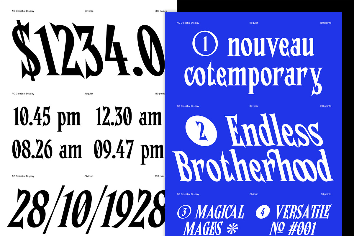 AO Celestial - Display Font, a Serif Font by OwunStudio (Photo 19 of 20)