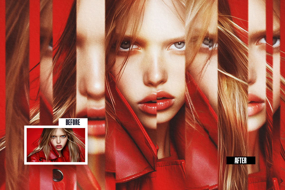 Distorted Mirror Photo Effect, a Layer Style Add-On by iDoodle Studio (Photo 5 of 5)