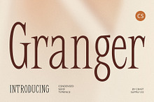 CS Granger – Condensed Font