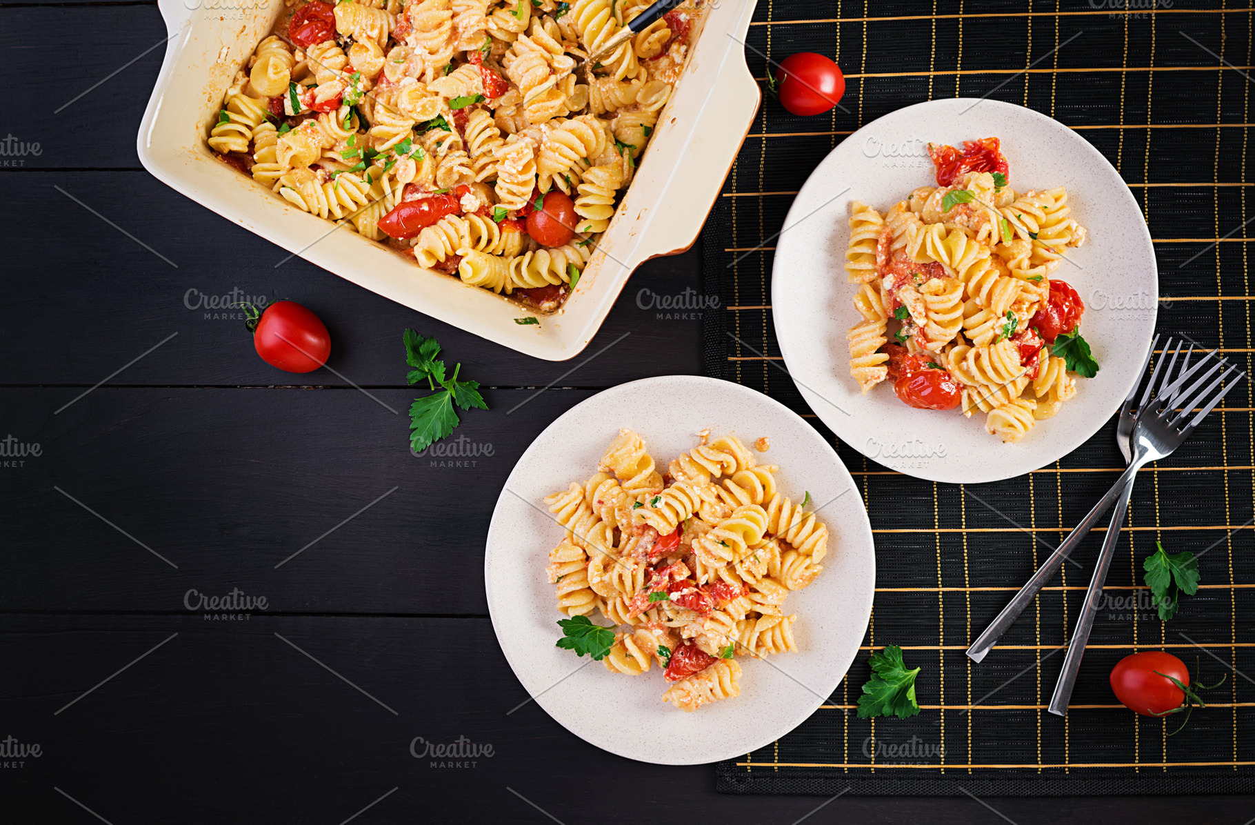 Fetapasta. Trending Feta bake pasta, a Food & Drink Photo by timolina