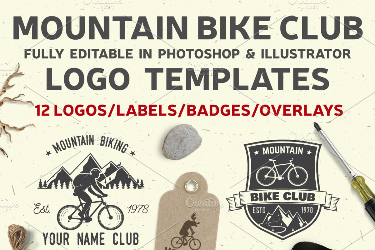 Vintage Adventure Logo Bundle, a Branding & Logo Template by sivVector (Photo 6 of 8)