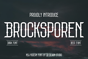 Brocksporen, a Serif Font by QR Design Studio (Thumbnail 1 of 7)