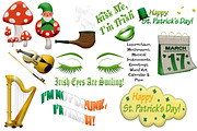 St Patrick's Day Clip Art, an Illustration by FrankiesDaughtersDesign (Thumbnail 6 of 8)