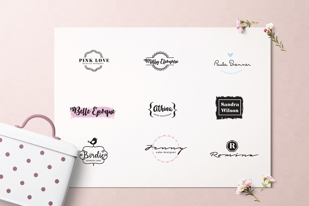 Allure Feminine logo pack, a Branding & Logo Template by Nues Design (Photo 6 of 17)