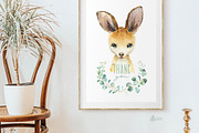 Cute Little Watercolor Animals, an Animal Illustration by OctopusArtis (Thumbnail 9 of 9)