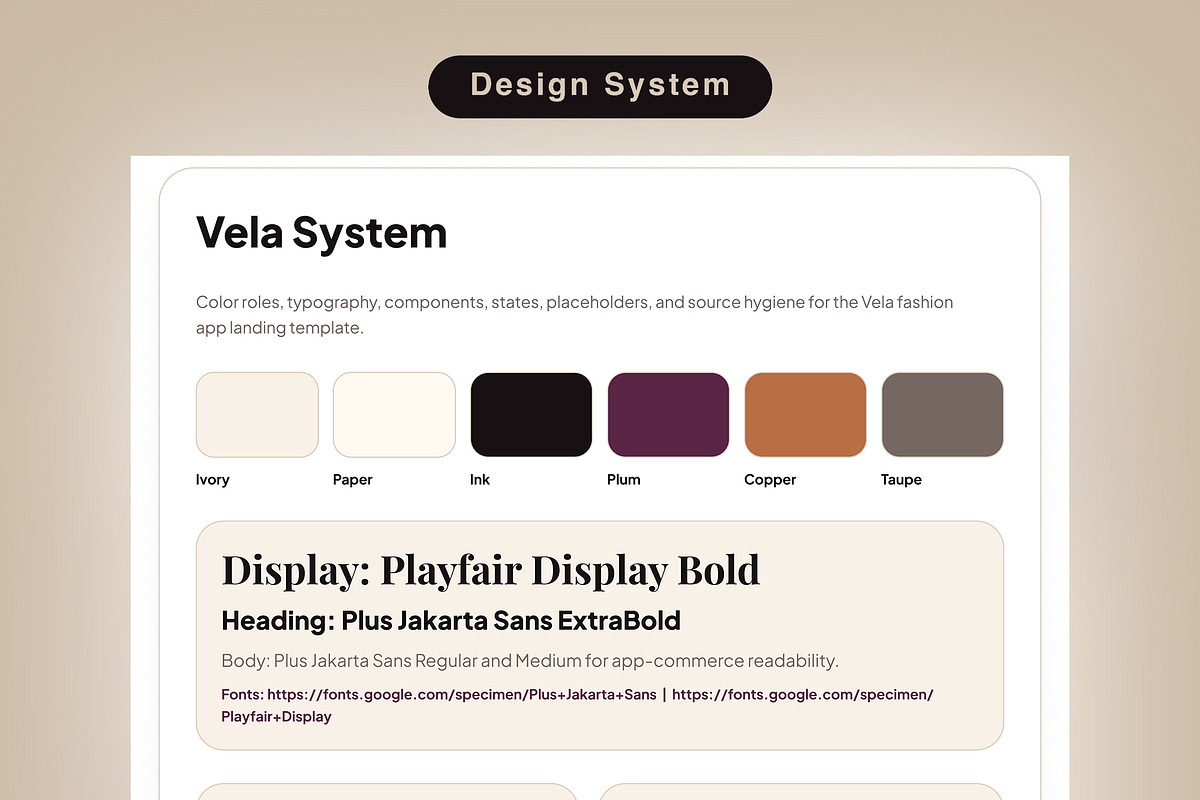 Fashion Stylist Landing Page, an UI Kit Template by Pitchlook.Studio (Photo 2 of 3)