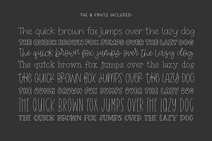 CHARMING SKETCH FONT BUNDLE 2