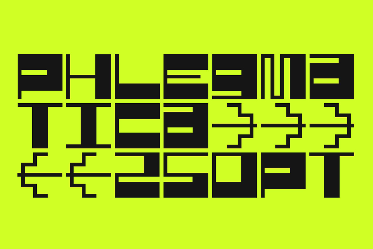SK Phlegmatica — Heavy Display Font, a Font by Shriftovik Type Foundry (Photo 2 of 12)